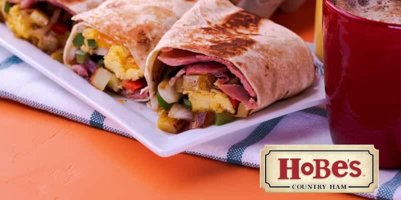 Toasted breakfast wraps are great for large gatherings at any time
